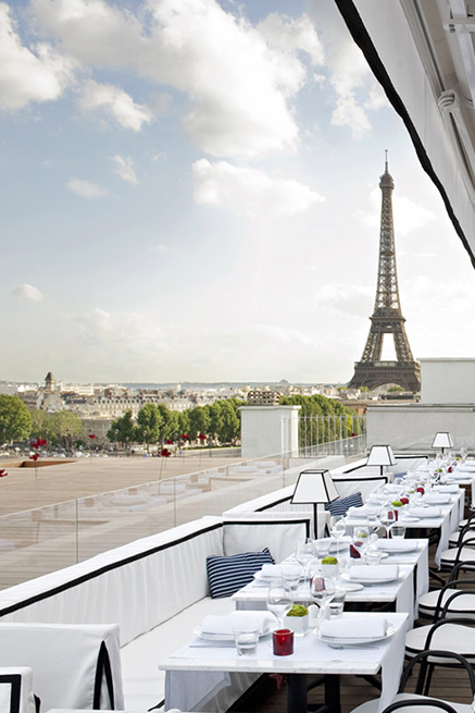 Terrazza ristorante a Parigi